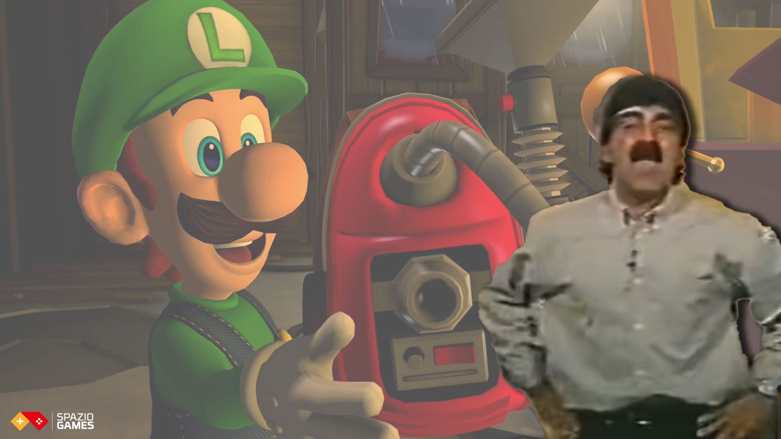 Il Baffo Delle Televendite Che Promuove Luigi S Mansion Hd La Cosa