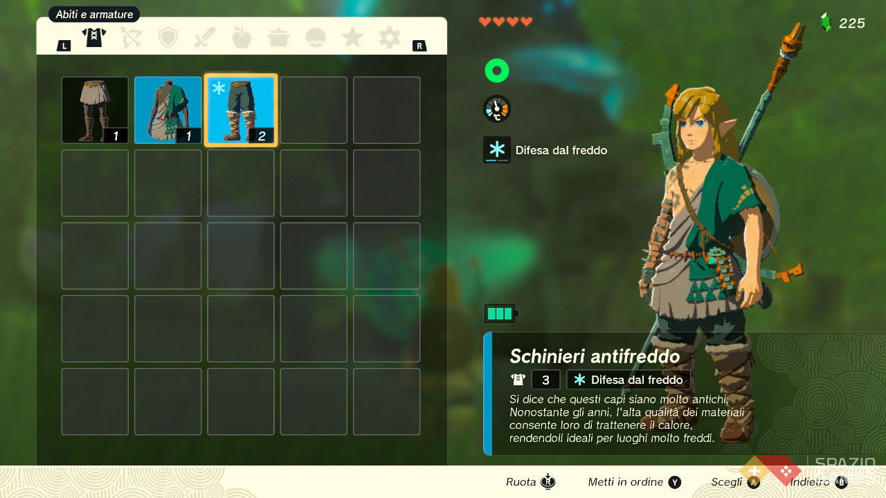 Come resistere al freddo in The Legend of Zelda: Tears of the Kingdom -  SpazioGames