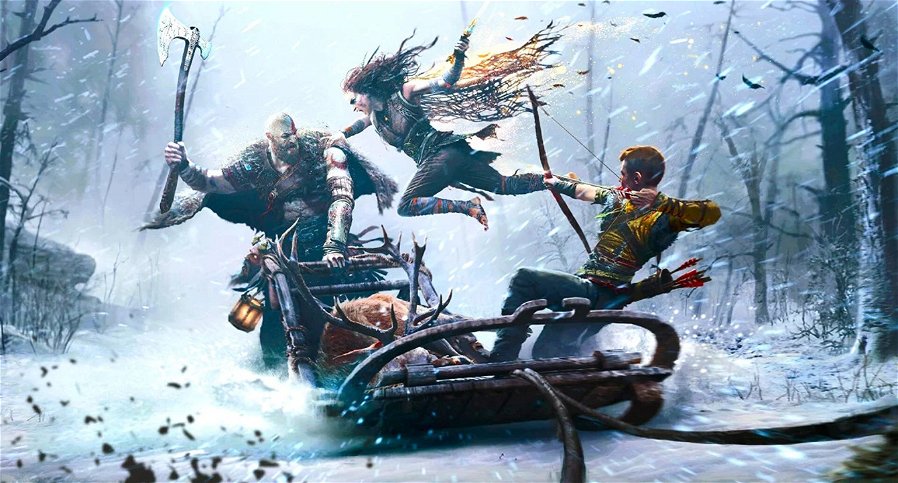 Immagine di The Art Of God Of War Ragnarok: la splendida Deluxe Edition è in sconto per la Gaming Week! -35%