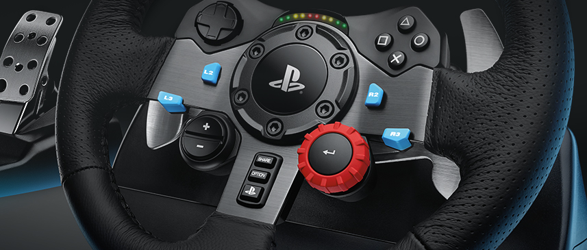 Logitech G29, ottimo volante gaming PS5, PS4 e PC, oggi con 122