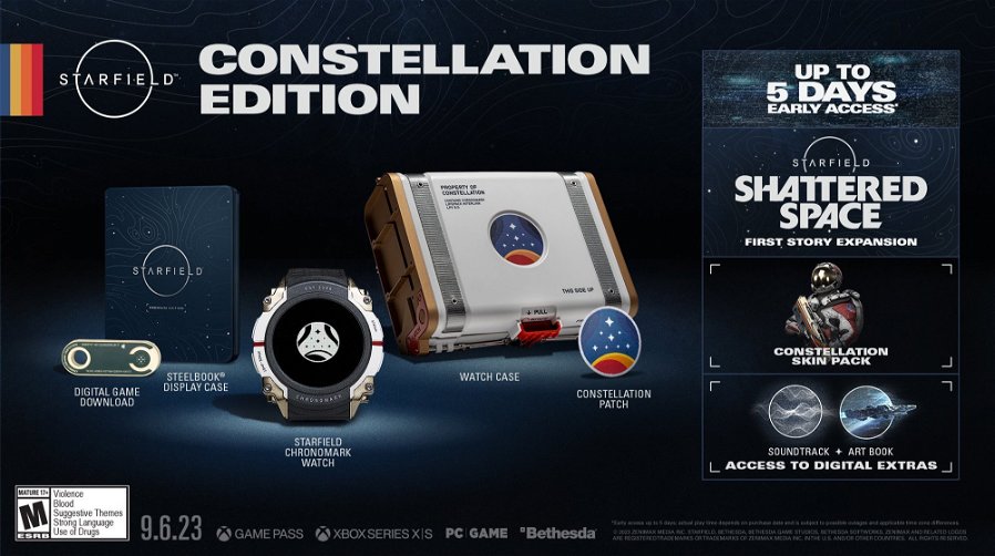 Immagine di Starfield Constellation Edition torna disponibile da Gamestop, prenotala ora!