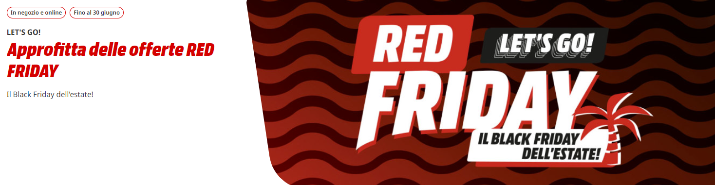 Continua il Red Friday MediaWorld: una settimana di offerte imperdibili! -  SpazioGames