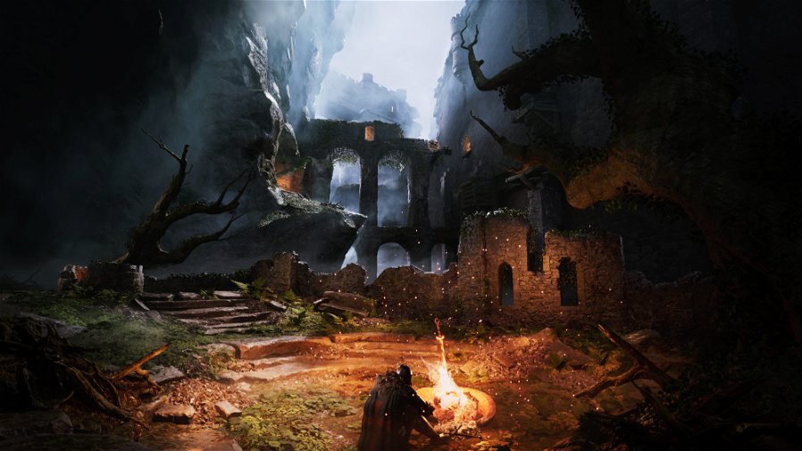 Immagine di Dark Souls, il remake del primo falò è davvero bellissimo