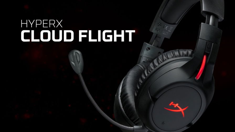 HyperX Cloud Flight – Cuffie per il gaming wireless per PS5 e PS4,  autonomia massima di 30