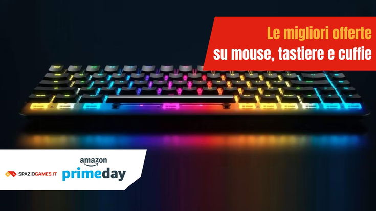 Le migliori offerte gaming del Prime Day su mouse, tastiere e cuffie