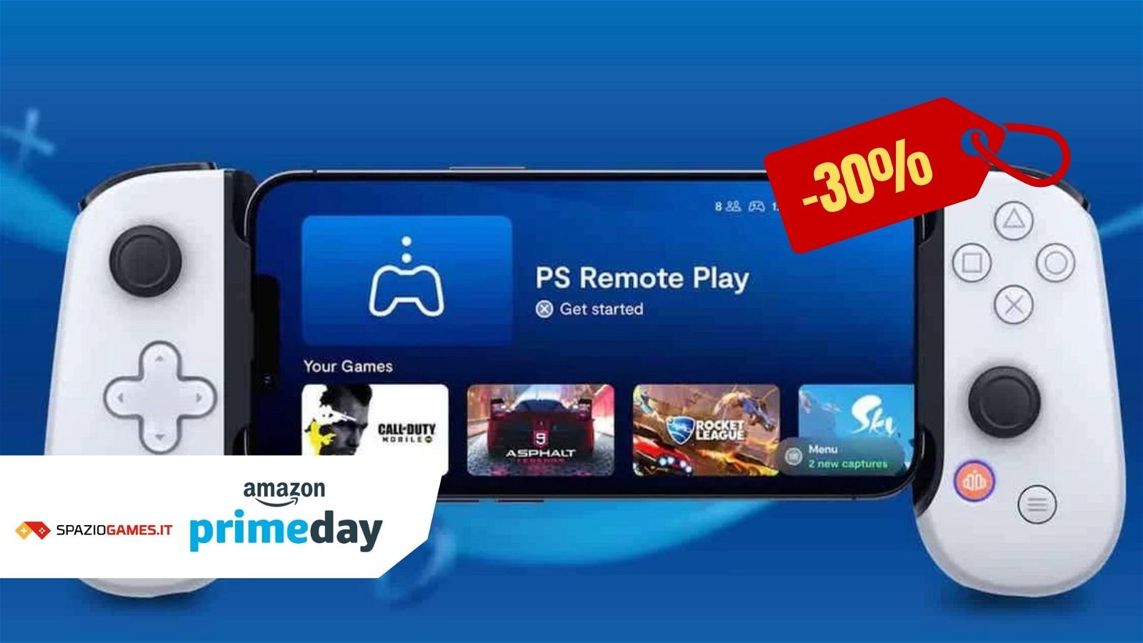 Backbone One, il controller per iPhone con tasti Playstation, ora con il 30% di sconto per il Prime Day!