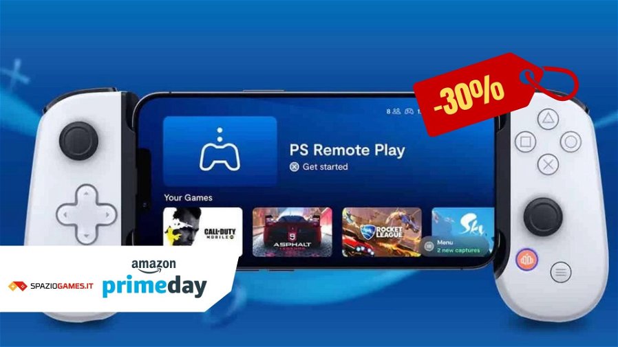 Immagine di Backbone One, il controller per iPhone con tasti Playstation, ora con il 30% di sconto per il Prime Day!