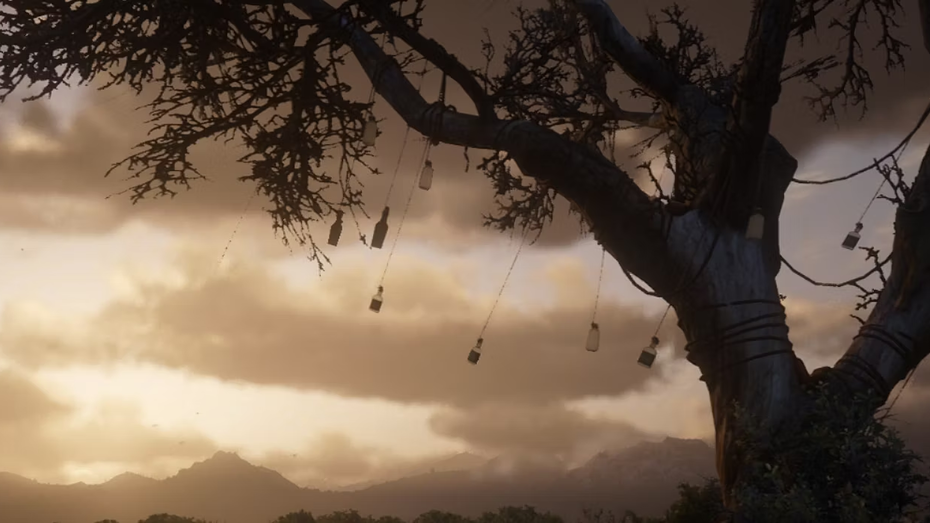 Immagine di Red Dead Redemption 2 e il mistero dell'albero del whisky