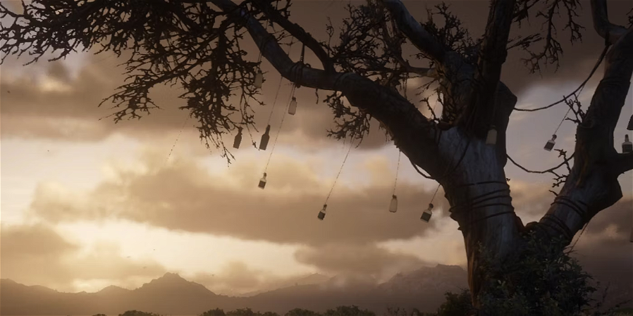 Immagine di Red Dead Redemption 2 e il mistero dell'albero del whisky
