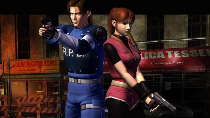 Immagine di Resident Evil 2 (l'originale) in soggettiva è bellissimo