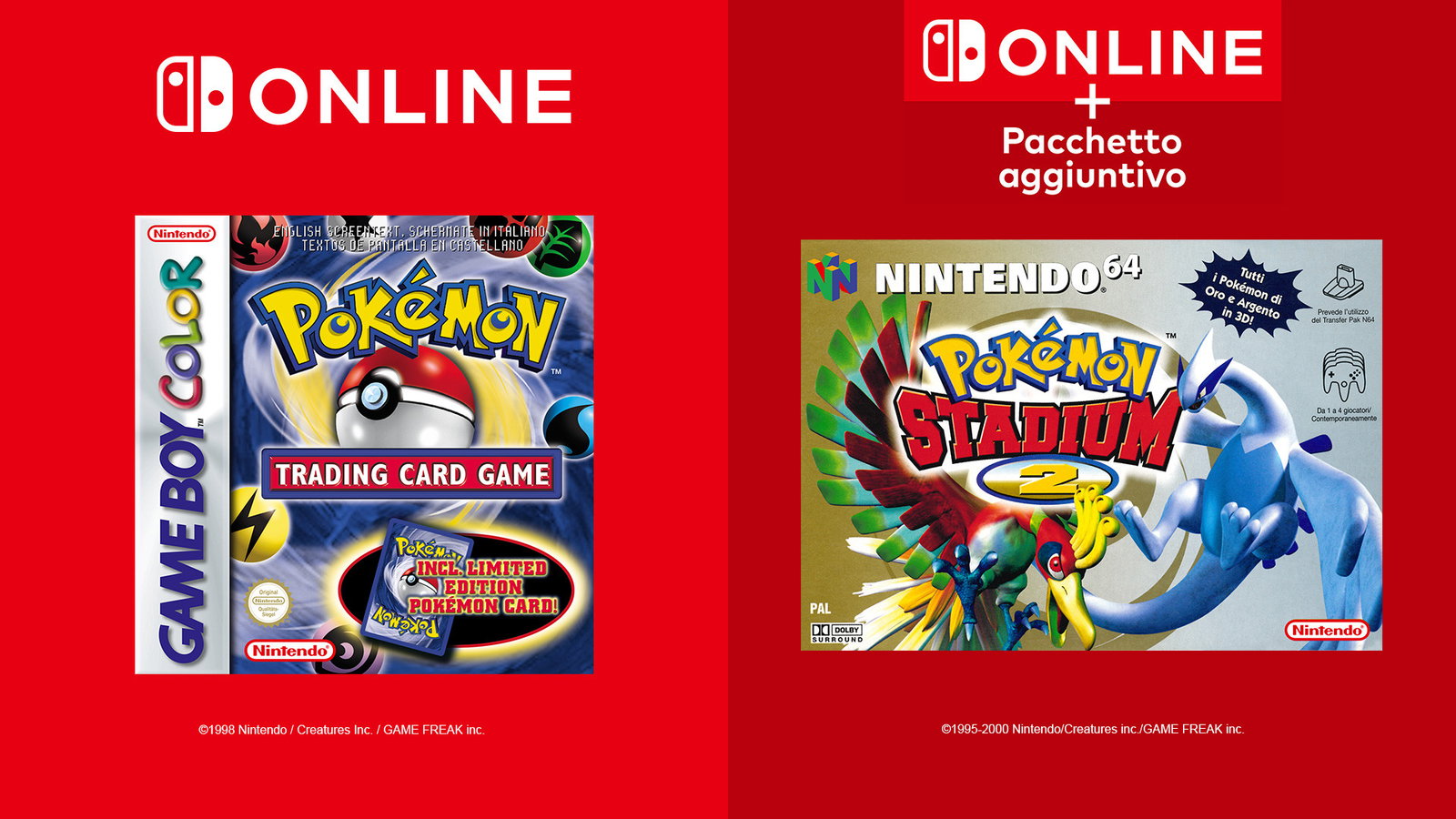 Nintendo Switch Online, disponibili da oggi altri due spin-off di Pokémon