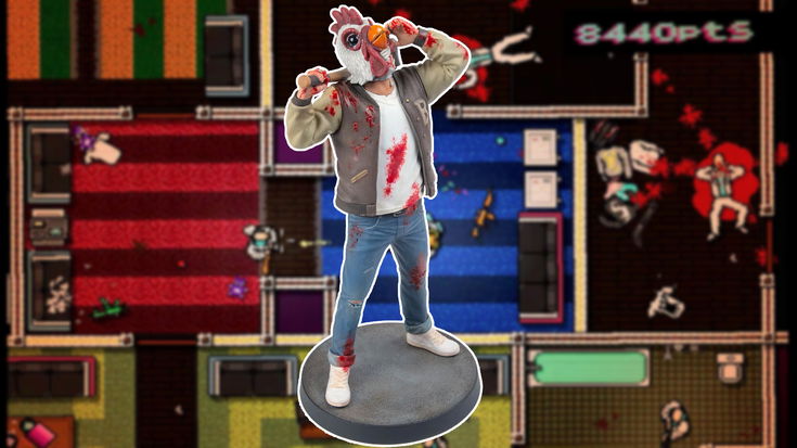 Fan di Hotline Miami, questa statua è tutta per voi