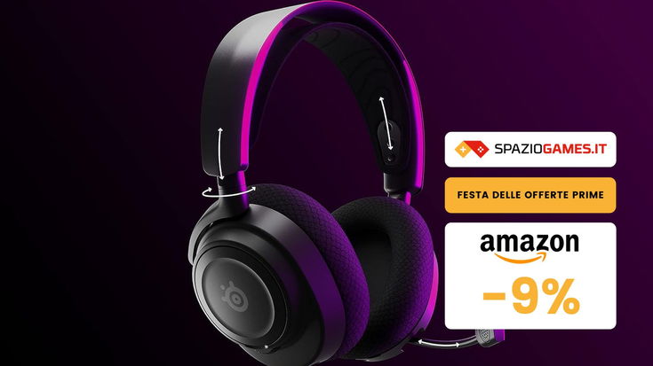 SteelSeries Arctis Nova 7: spettacolari cuffie per PS5 in sconto dell'85%!