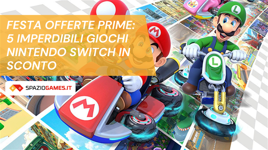Tantissimi giochi per Nintendo Switch in offerta al Prime Day 2021