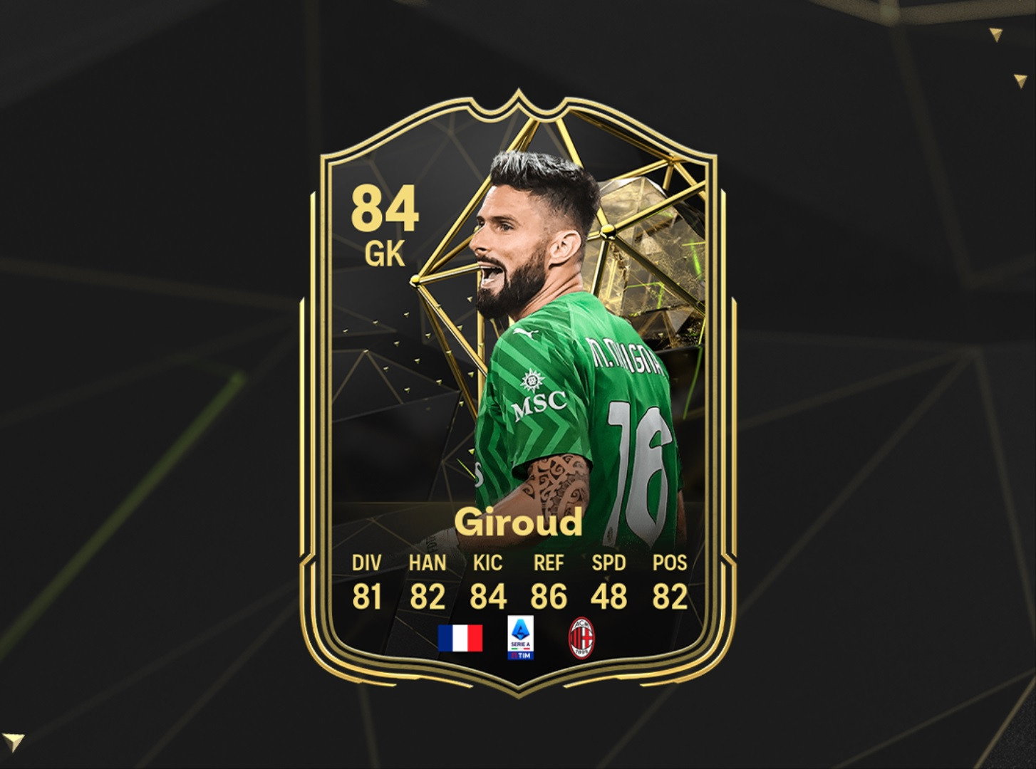 EA Sports FC 24, Ultimate Team celebra Giroud... come miglior portiere!