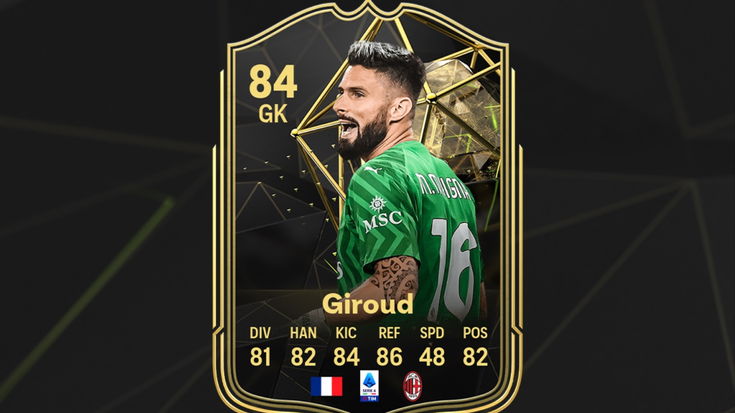 EA Sports FC 24, Ultimate Team celebra Giroud... come miglior portiere!