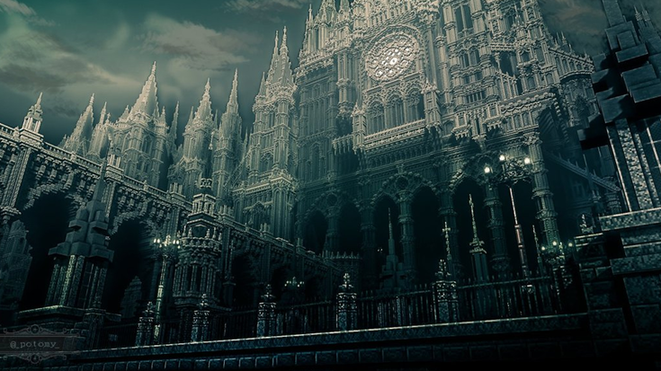 Bloodborne, il "remake" a blocchi è decisamente affascinante