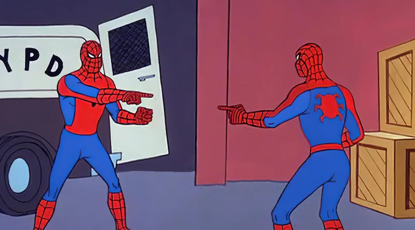 Sì, in Spider-Man 2 c'è anche il meme più famoso di sempre