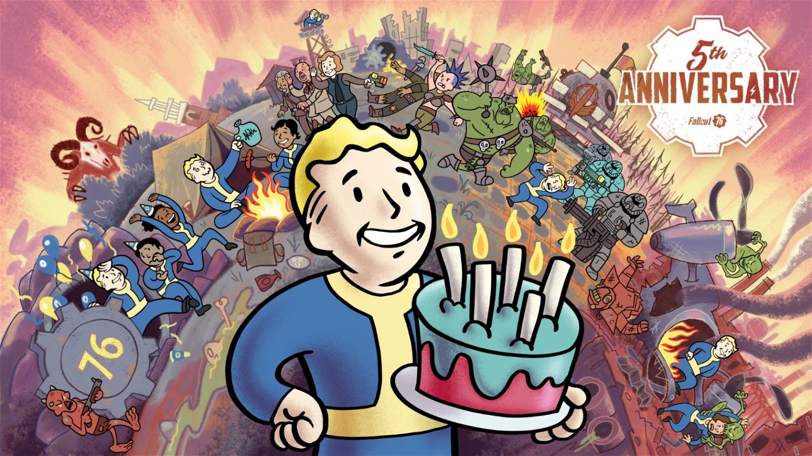 Un passo per volta, Fallout 76 è arrivato a godersi il quinto anniversario
