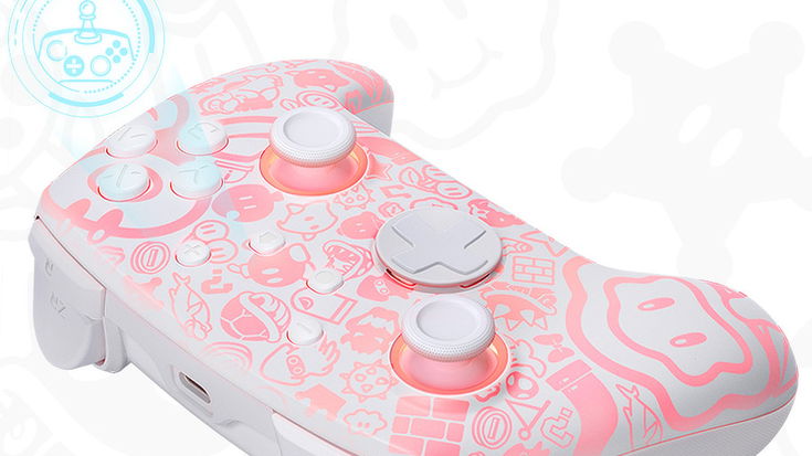 Gioca a Super Mario Bros. Wonder con questo splendido controller Switch!