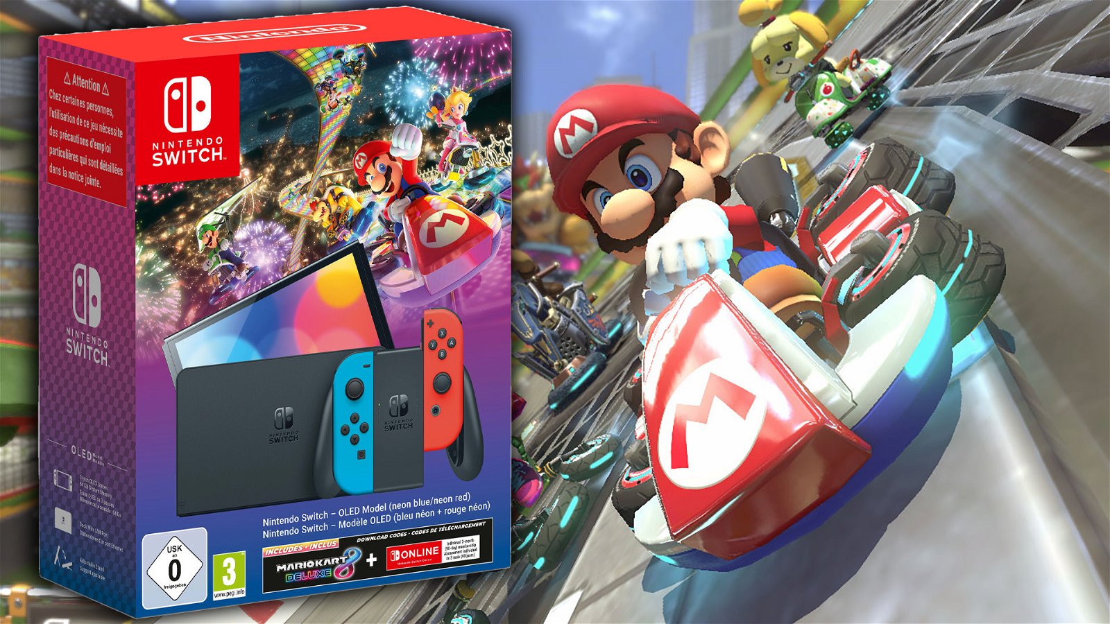 Nintendo Switch, ecco il nuovo bundle con Mario Kart 8 Deluxe in omaggio -  SpazioGames