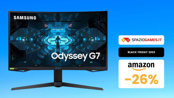 Monitor gaming Odyssey G7 WQHD: ora disponibile per la prima volta a meno di 500€!