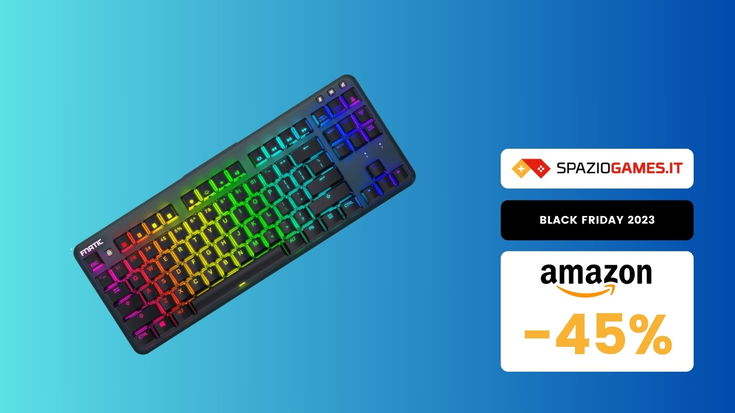 Tastiera meccanica da gaming FNATIC con uno SCONTO INCREDIBILE del 57%!