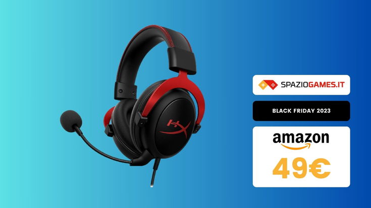 HyperX Cloud II: cuffie da gioco IDEALI per PC e console, disponibili a soli 49€!