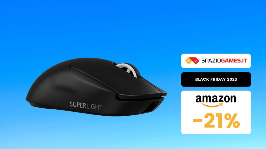 Immagine di Mouse gaming Logitech G PRO X SUPERLIGHT 2 a un PREZZO BOMBA! -21%