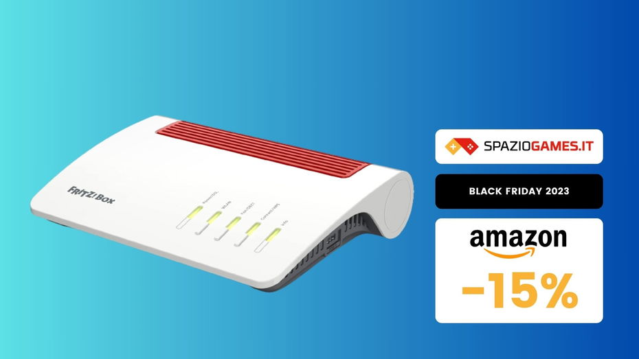 Immagine di Offerta ECCEZIONALE sul router AVM FRITZ!Box 7590 Wi-Fi 6 a solo 199€!