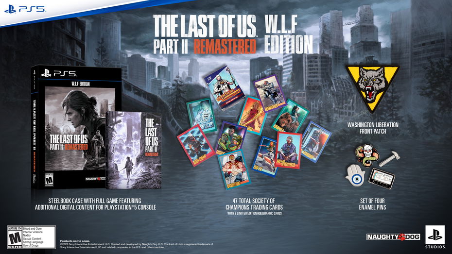 Immagine di The Last of Us - Parte II Remastered svela la WLF Edition