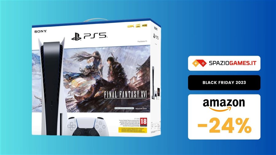 Immagine di CALO di prezzo imperdibile per il bundle PS5 + Final Fantasy XVI: ora a soli 469€