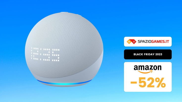 Echo Dot con orologio ora a un PREZZO BOMBA! -53%