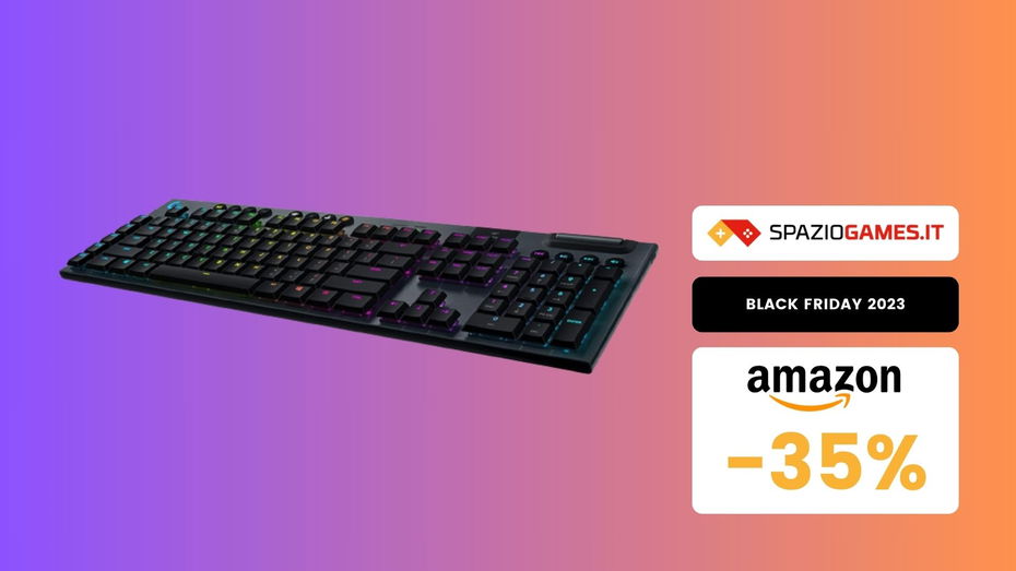 Immagine di Logitech G915 LIGHTSPEED: tastiera gaming di qualità a un SUPER PREZZO! Sconto di 35%!