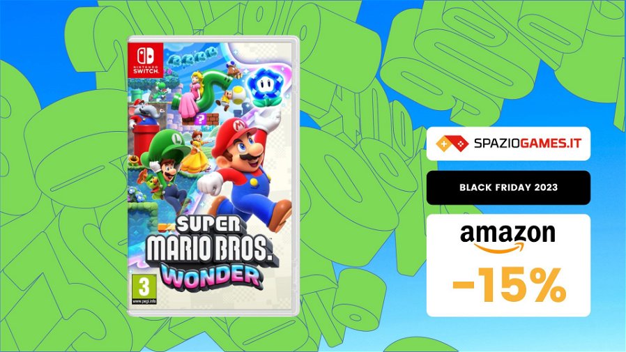 Immagine di Super Mario Bros. Wonder già scontato per il Black Friday! -15%