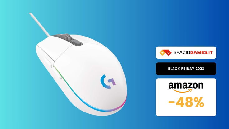 Mouse Logitech RGB a un PREZZO STRAORDINARIAMENTE BASSO! (48% di sconto!)