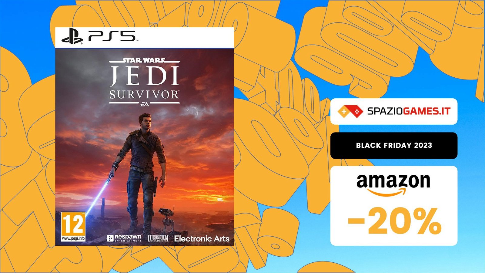 Star Wars Jedi: Survivor per PS5 a un prezzo BOMBA: appena 39€!