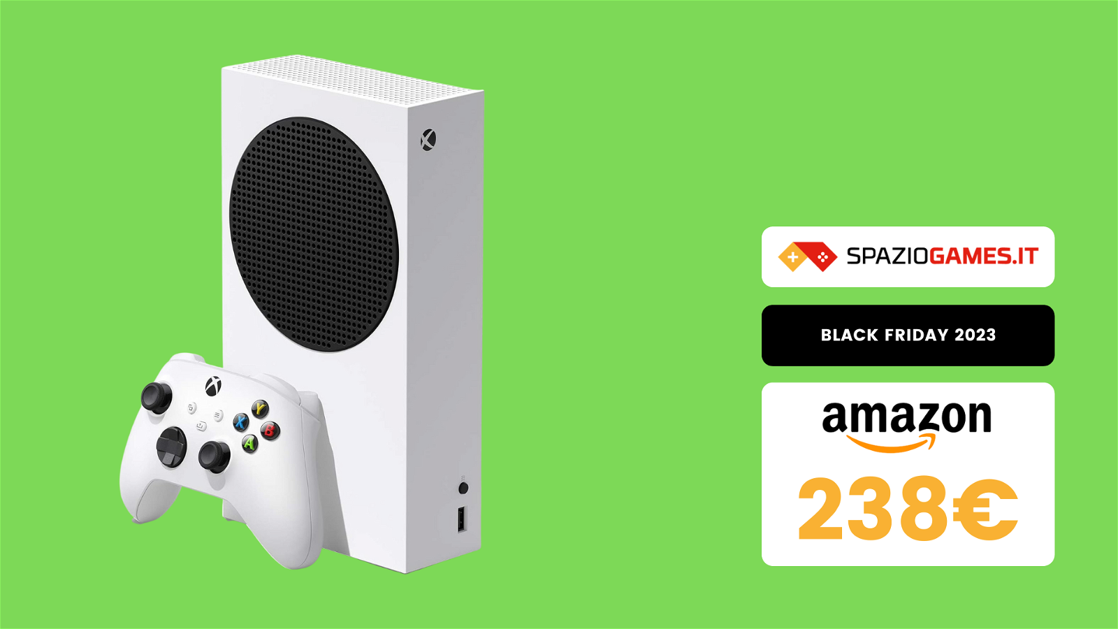 Xbox Series S a un prezzo STRACCIATO al Black Friday: solo 238€!