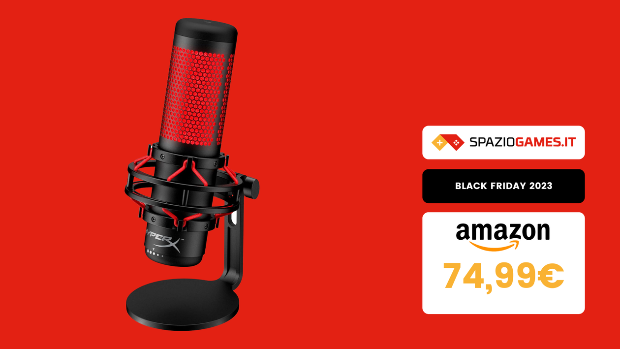 Immagine di Microfono HyperX Quadcast, perfetto per lo streaming e con uno SCONTO IMPERDIBILE!