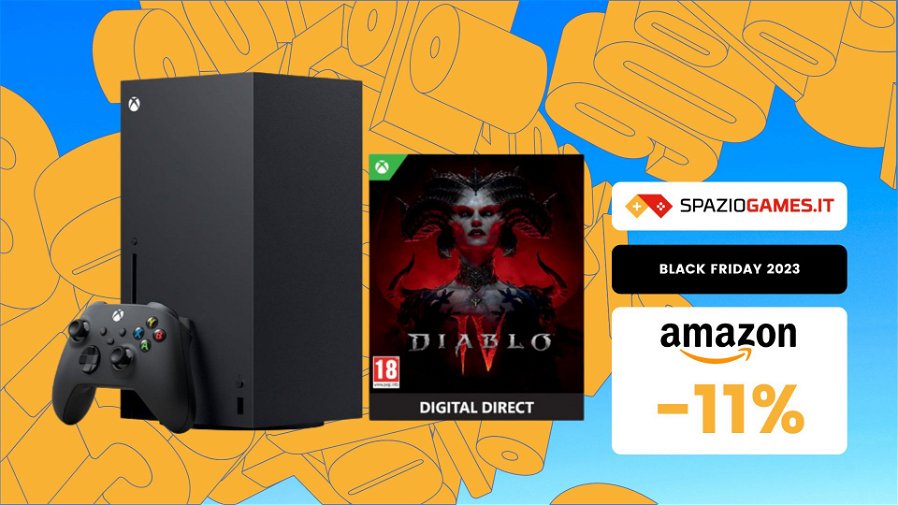 Immagine di Bundle Xbox Series X + Diablo IV in SUPER SCONTO: lo paghi solo 424€