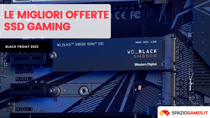 Le migliori offerte sugli SSD gaming del Black Friday