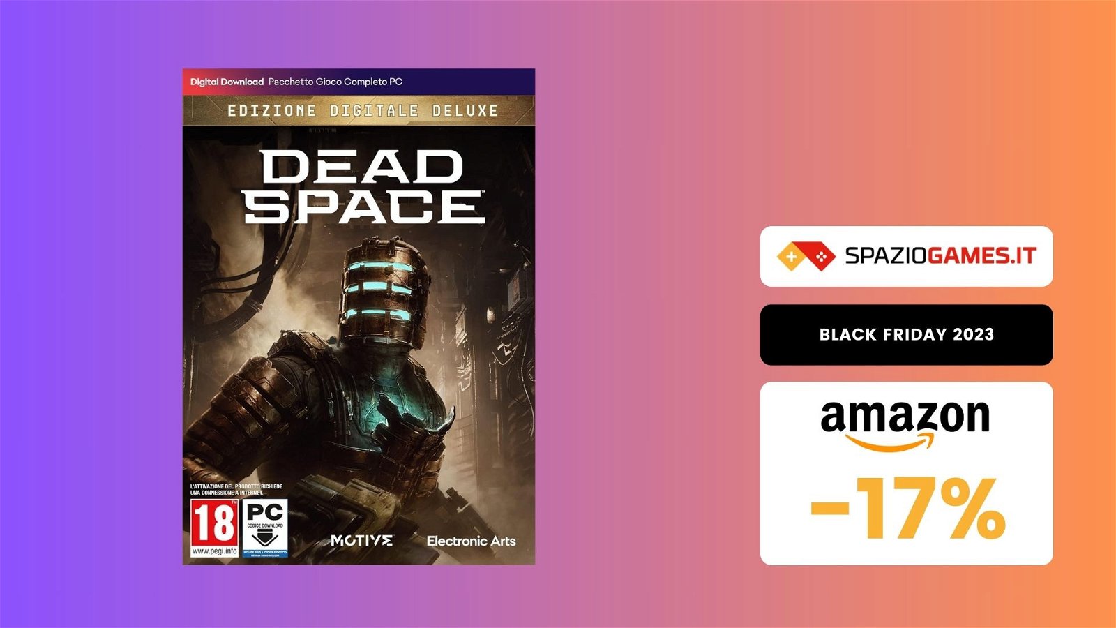 Dead Space Digital Deluxe per PC a PREZZO STRACCIATO! Solo 34€ su Amazon!