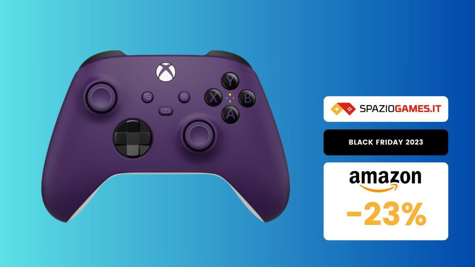 Immagine di Controller Xbox nello stupendo colore viola astrale! Vostro per soli 49€!