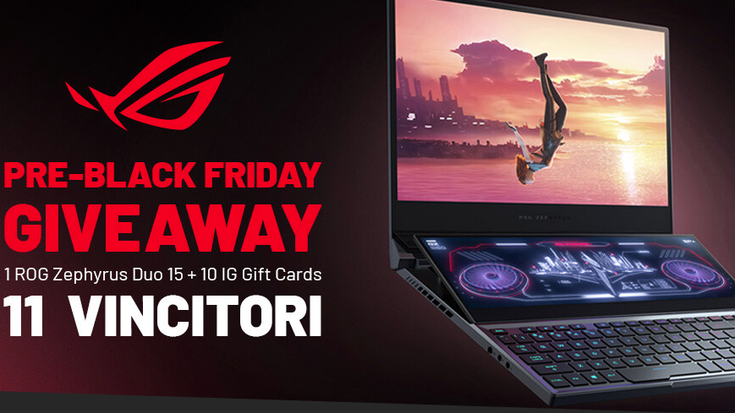 Vinci un portatile gaming con il giveaway di Instant Gaming per il Black Friday