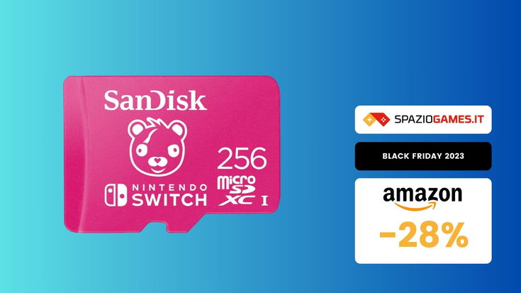 MicroSD per Nintendo Switch a un PREZZO FAVOLOSO! Sconto del 28%!