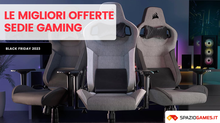 Le migliori offerte sulle sedie gaming del Black Friday