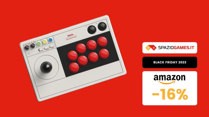 Offerta Speciale su 8Bitdo Arcade Stick: con design vintage al PREZZO MINIMIO STORICO