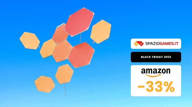 Le bellissime luci Nanoleaf al prezzo PIU' BASSO di sempre per il Black Friday