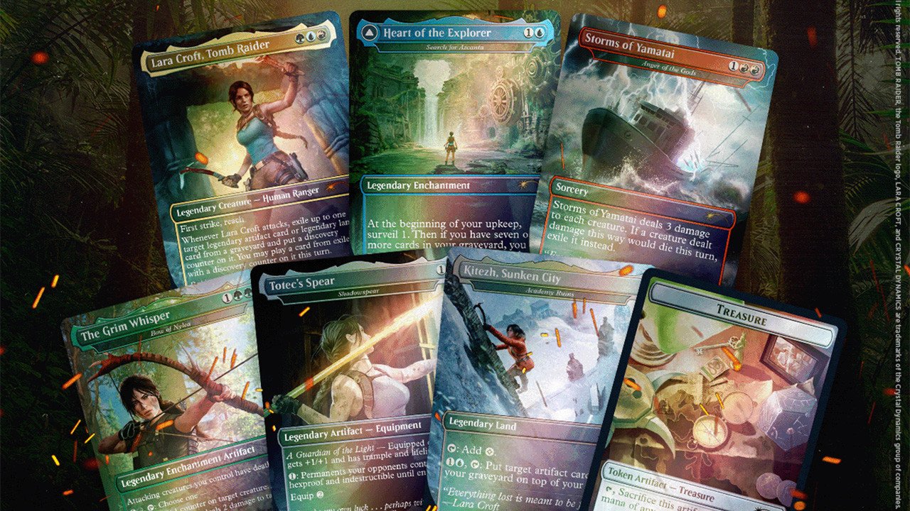 Magic the Gathering fa altre incursioni nei videogiochi, da oggi con le carte di Tomb Raider