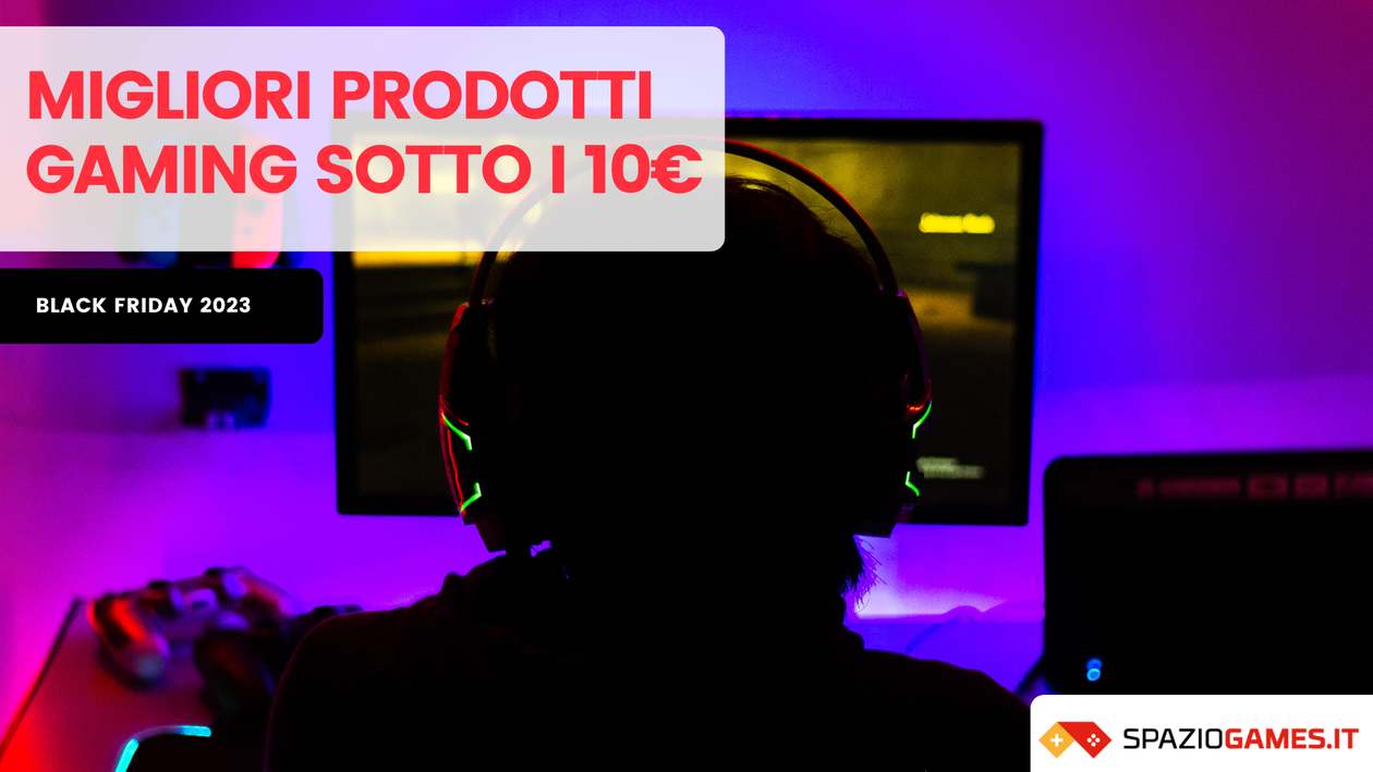Immagine di I migliori prodotti gaming in sconto a meno di 10€ per il Black Friday